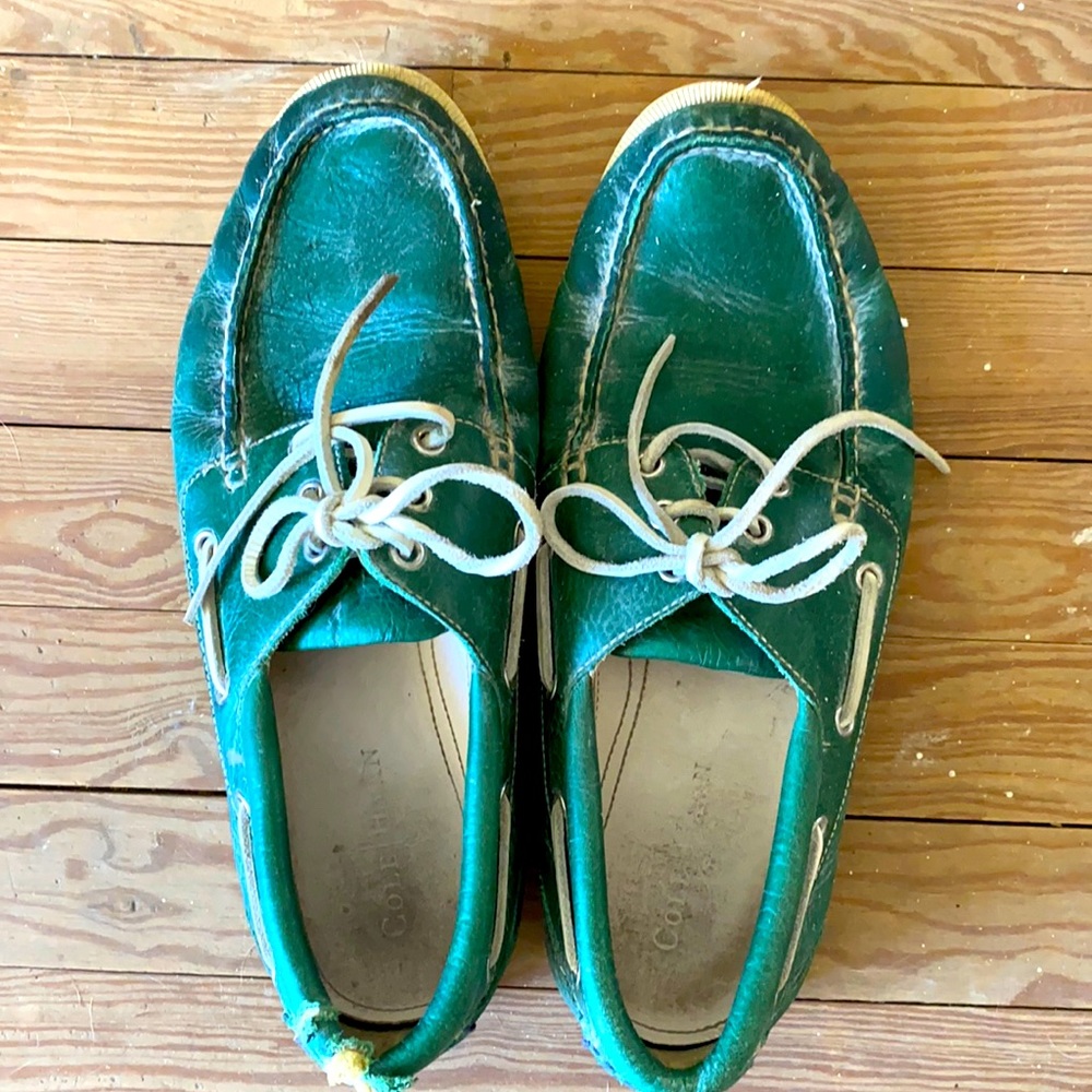 Cole Haan Men’s Leather Boat Shoe Size 12